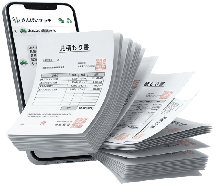 みんなの産廃Hubマッチング　チャット
