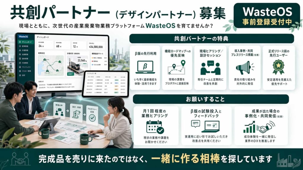共創パートナー（デザインパートナー）募集要項